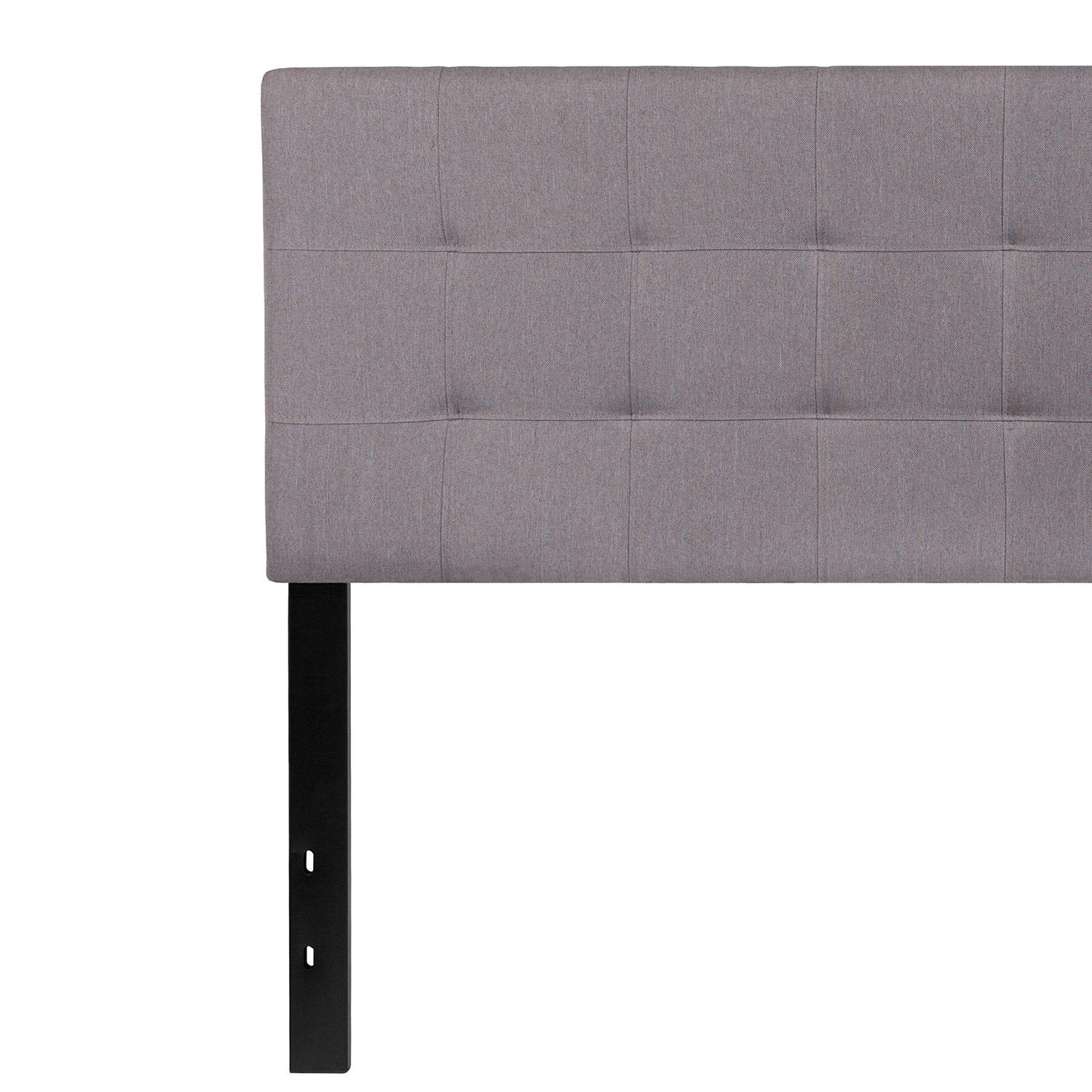 BLNK Bedford Fabric Tufted Upholstered Headboard - Light Gray, Queen Size