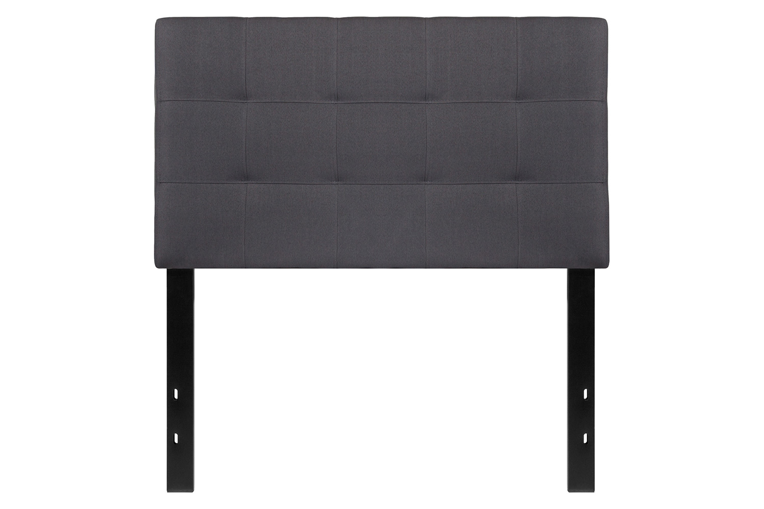 BLNK Bedford Fabric Tufted Upholstered Headboard - Dark Gray, Twin Size