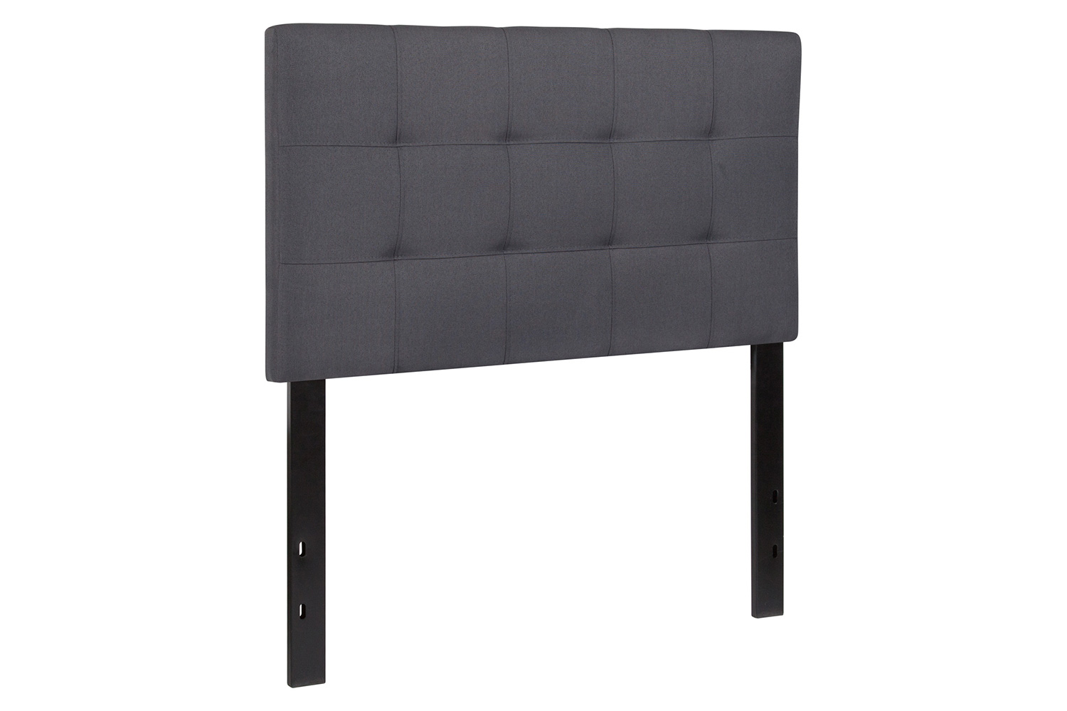 BLNK Bedford Fabric Tufted Upholstered Headboard - Dark Gray, Twin Size