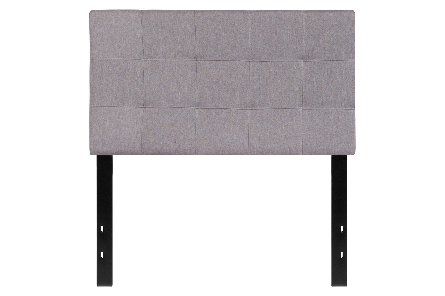 BLNK Bedford Fabric Tufted Upholstered Headboard - Light Gray, Twin Size