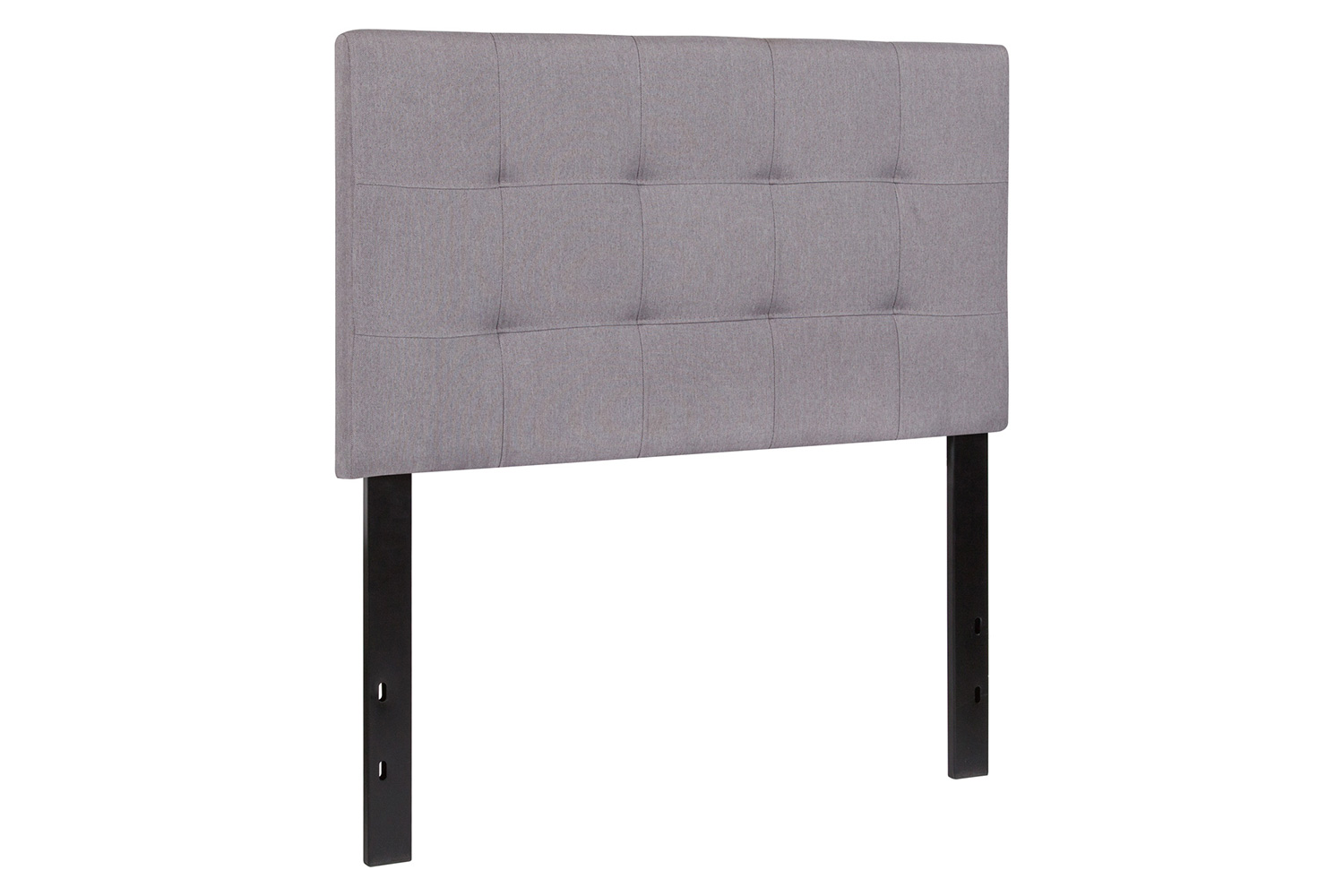 BLNK Bedford Fabric Tufted Upholstered Headboard - Light Gray, Twin Size