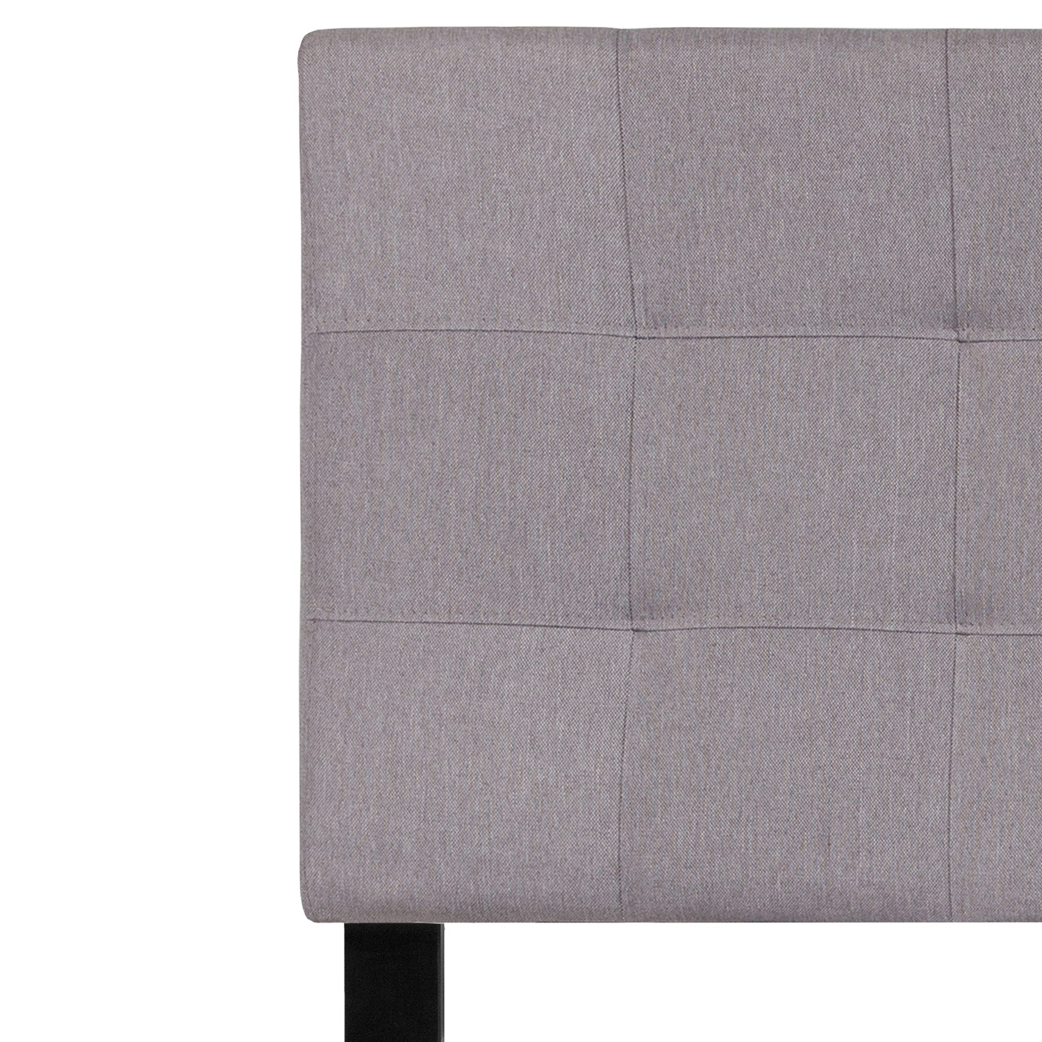 BLNK Bedford Fabric Tufted Upholstered Headboard - Light Gray, Twin Size