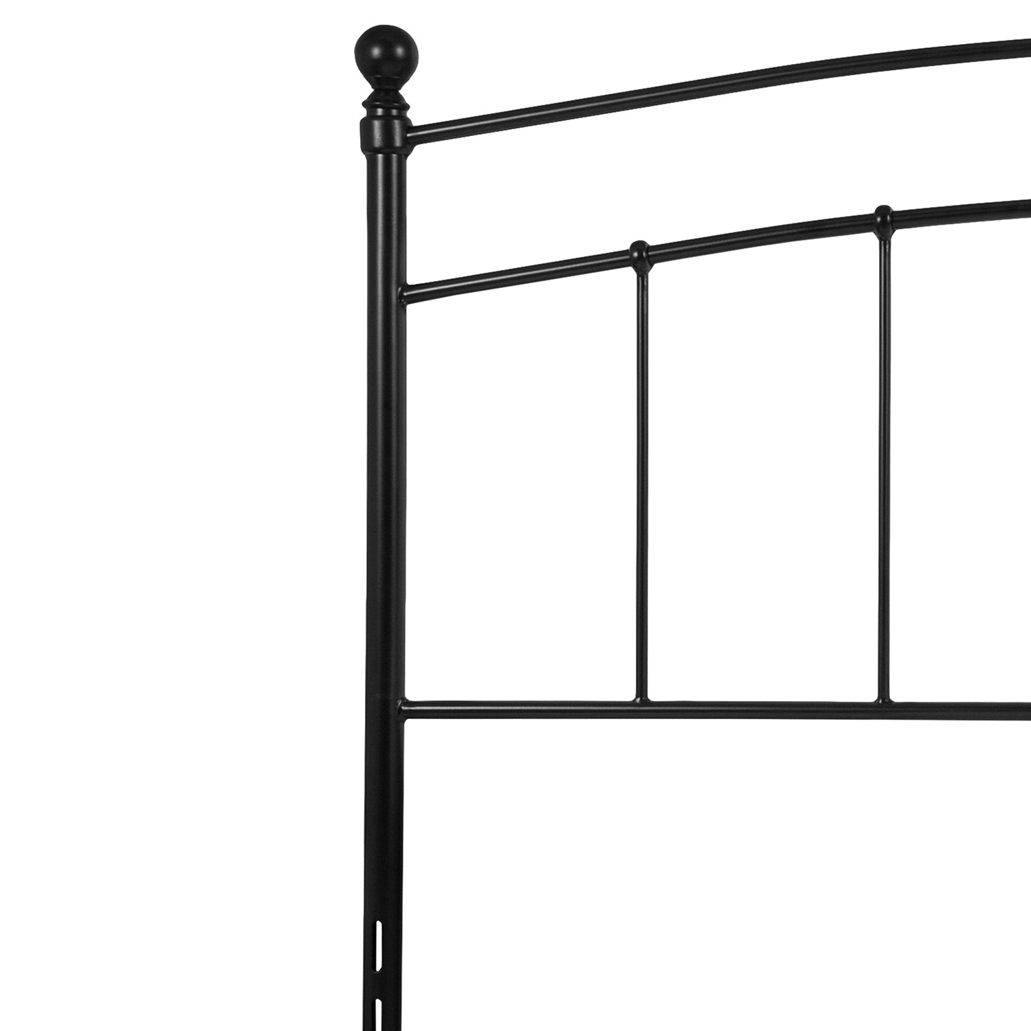 BLNK Woodstock Metal Decorative Headboard - Black, King Size