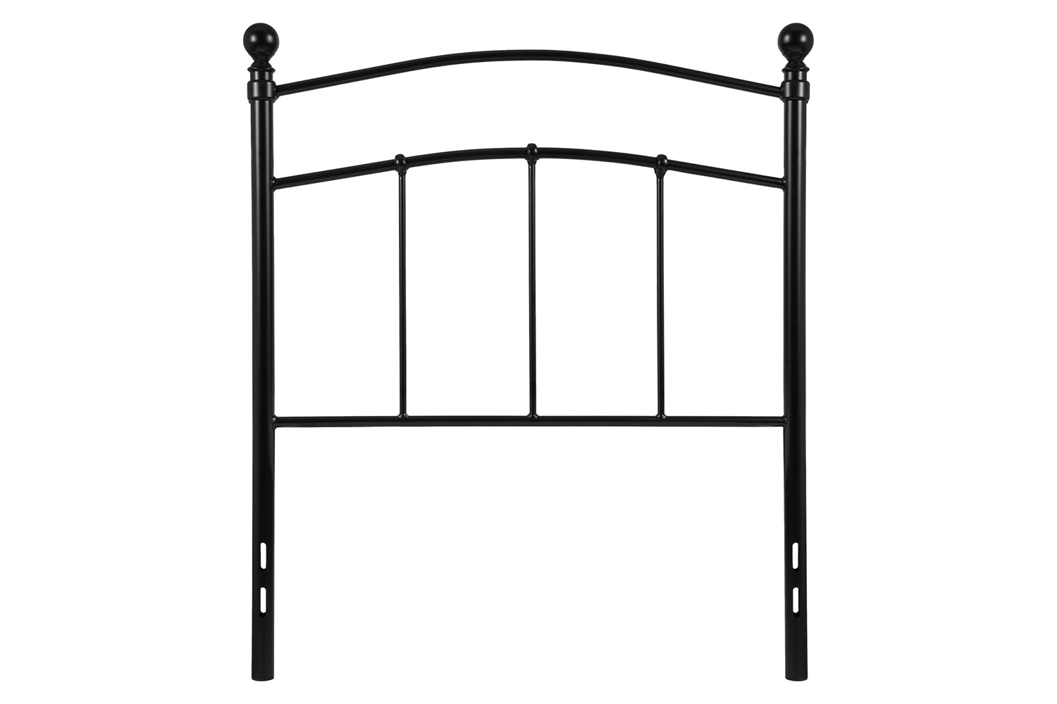 BLNK Woodstock Metal Decorative Headboard - Black, Twin Size