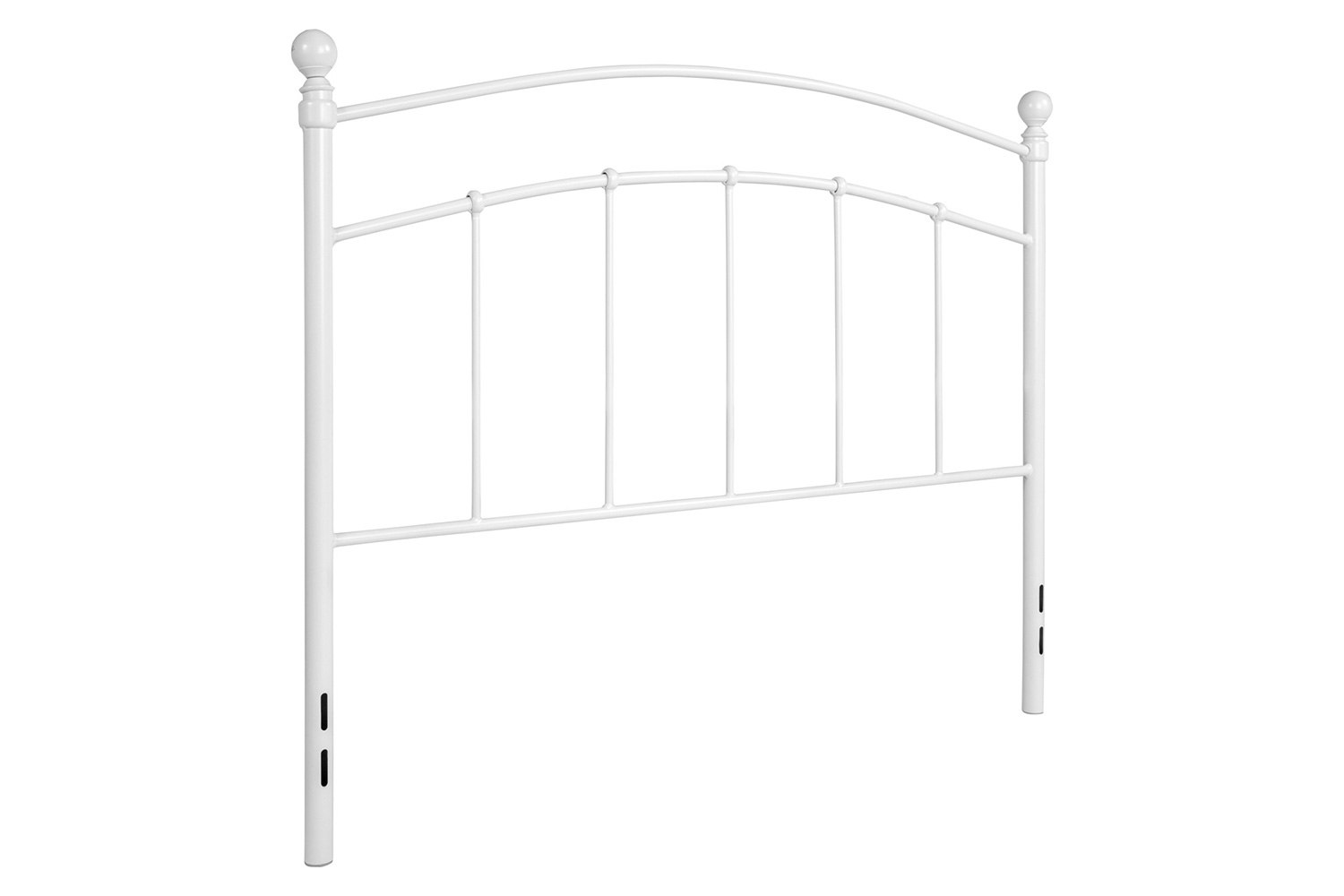 BLNK Woodstock Metal Decorative Headboard - White, Full Size