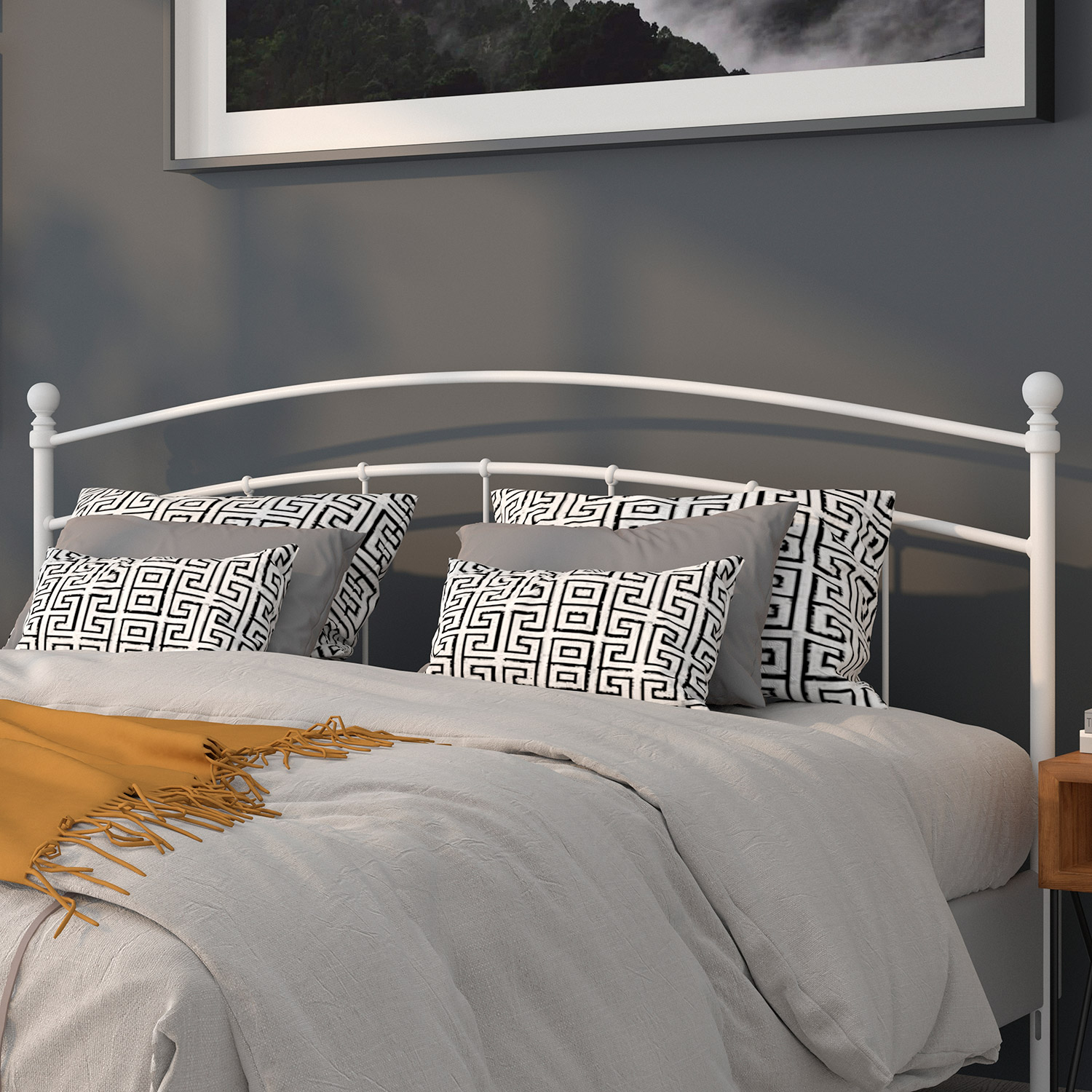 BLNK Woodstock Metal Decorative Headboard