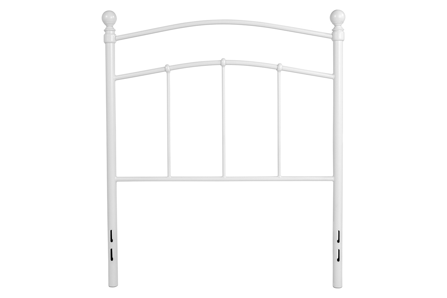 BLNK Woodstock Metal Decorative Headboard - White, Twin Size