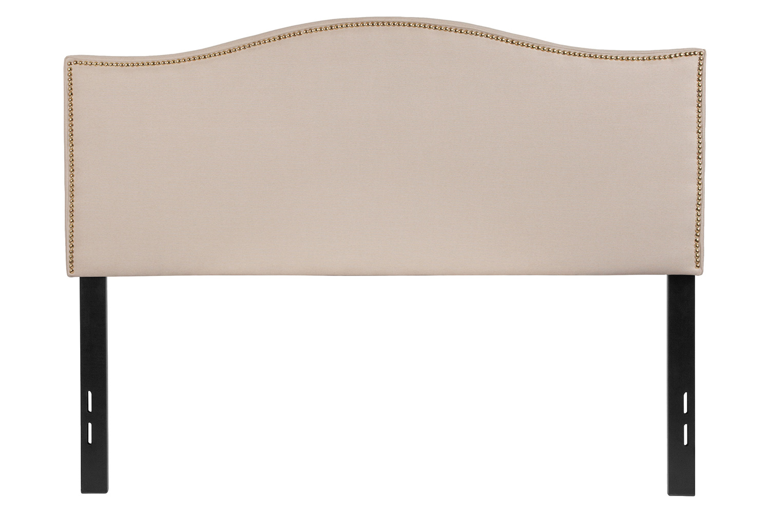 BLNK™ Lexington Fabric Upholstered Headboard with Accent Nail Trim - Beige, Full Size