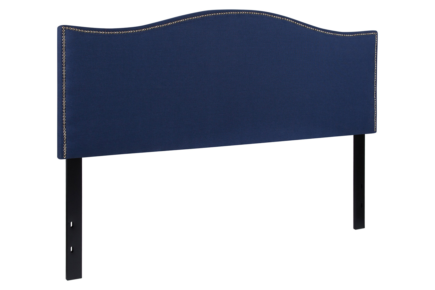 BLNK™ Lexington Fabric Upholstered Headboard with Accent Nail Trim - Navy, Queen Size