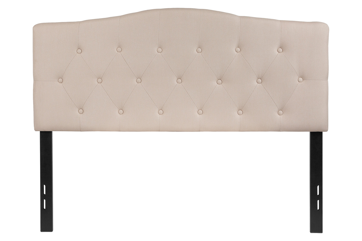 BLNK Cambridge Fabric Tufted Upholstered Headboard - Beige, Full Size