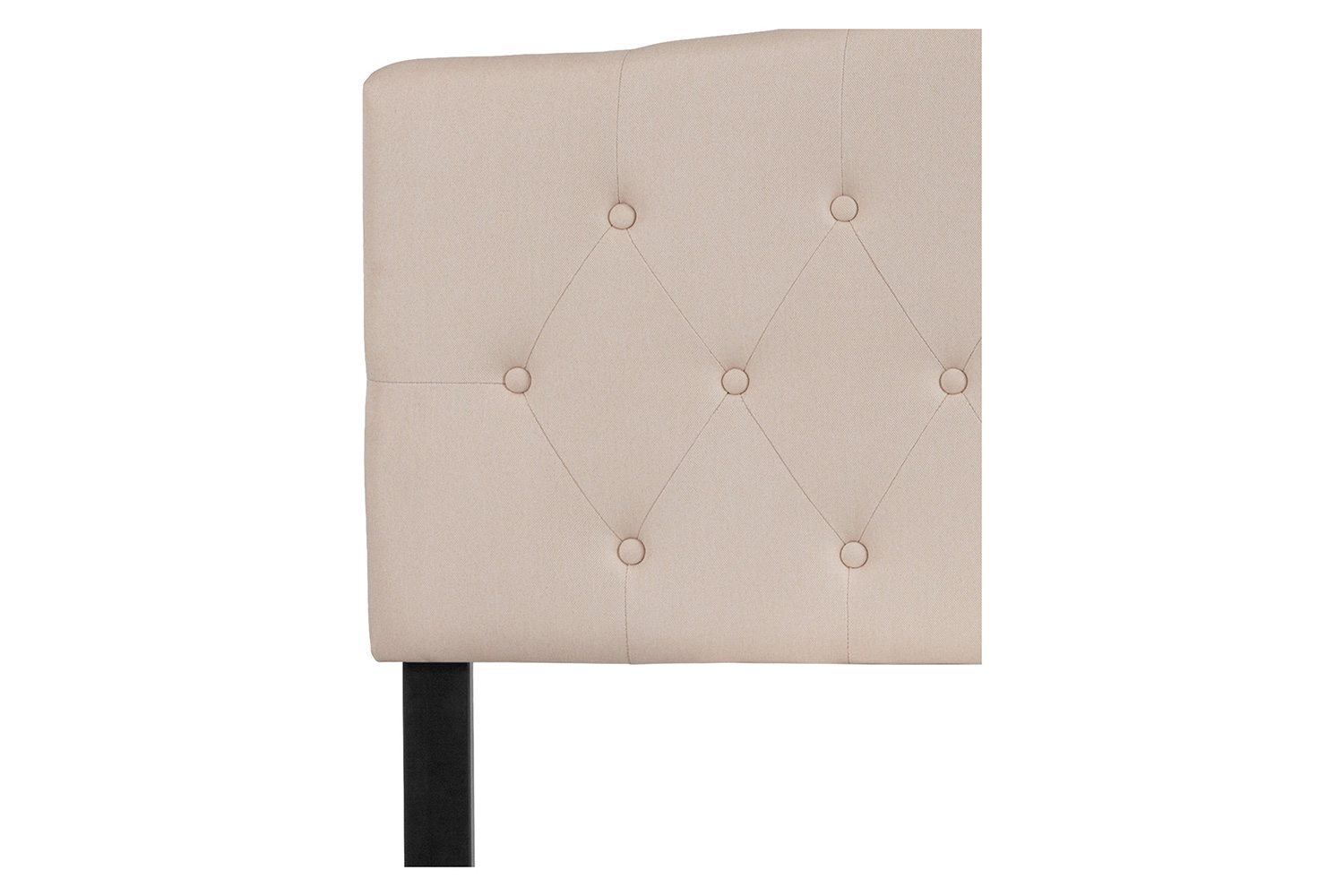 BLNK Cambridge Fabric Tufted Upholstered Headboard - Beige, Full Size