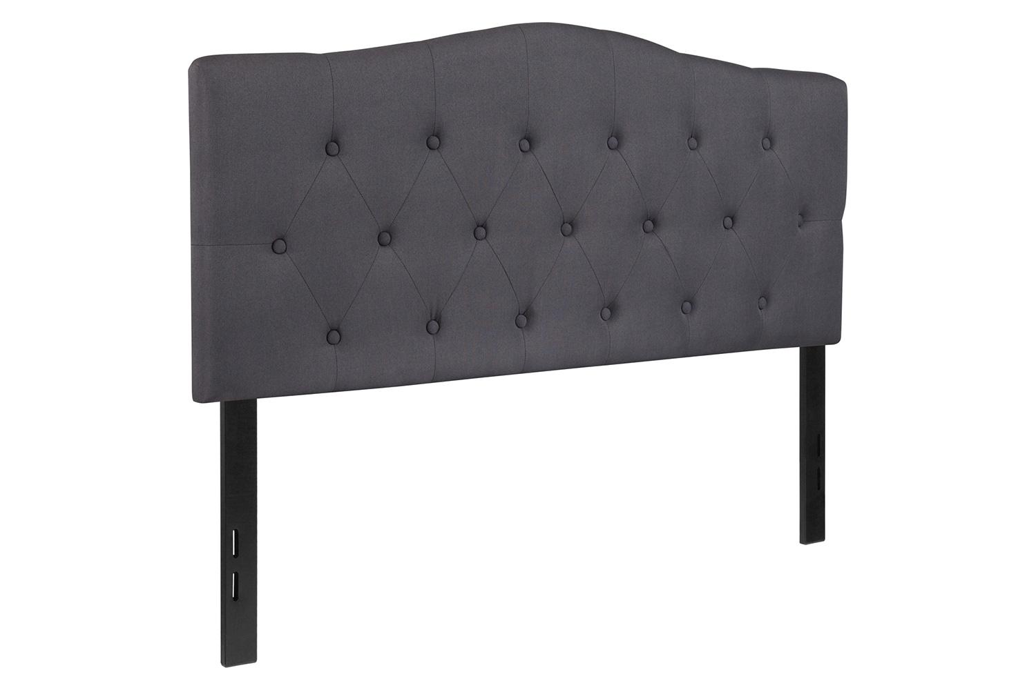 BLNK Cambridge Fabric Tufted Upholstered Headboard - Dark Gray, Full Size