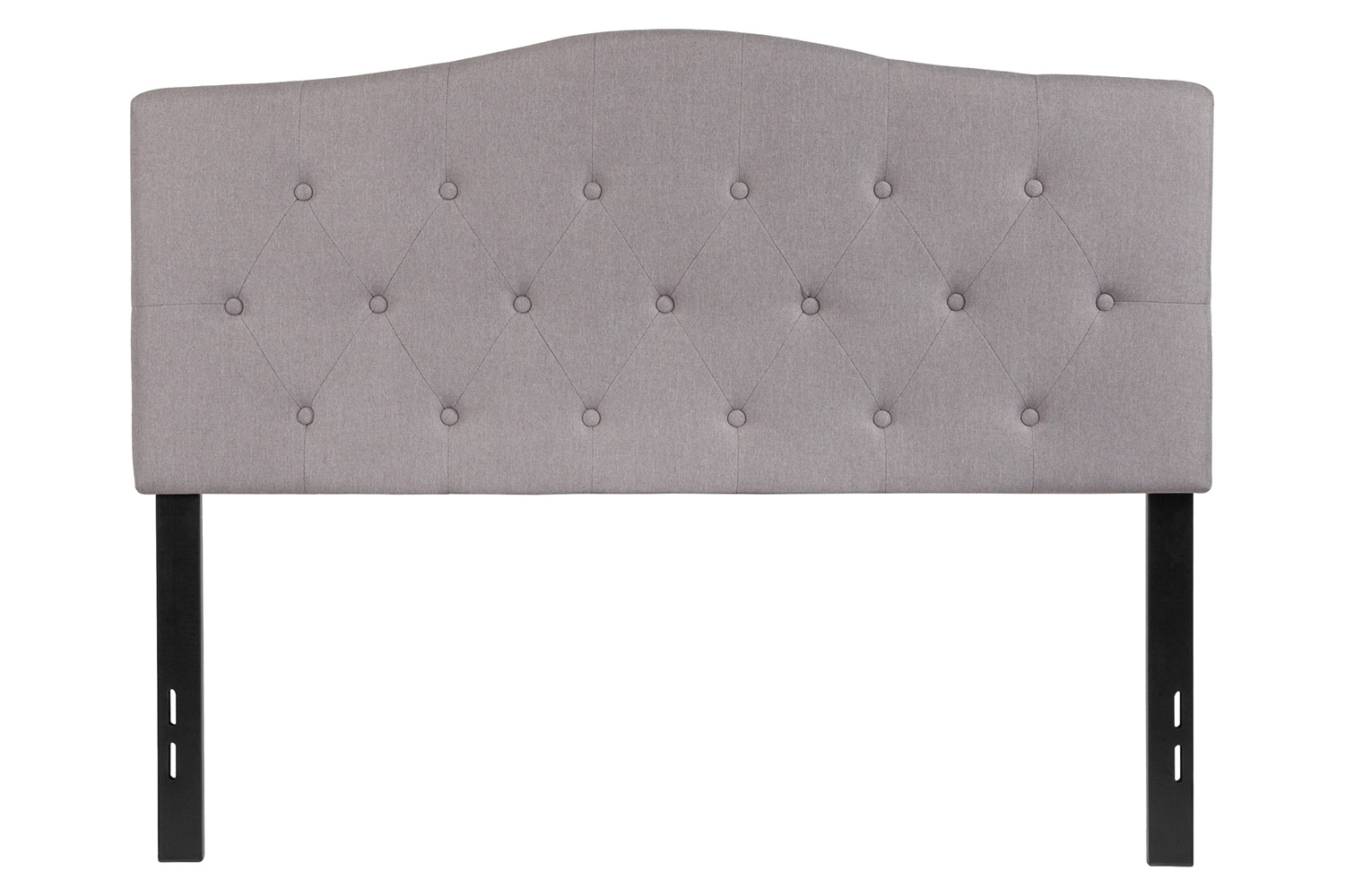 BLNK Cambridge Fabric Tufted Upholstered Headboard - Light Gray, Full Size