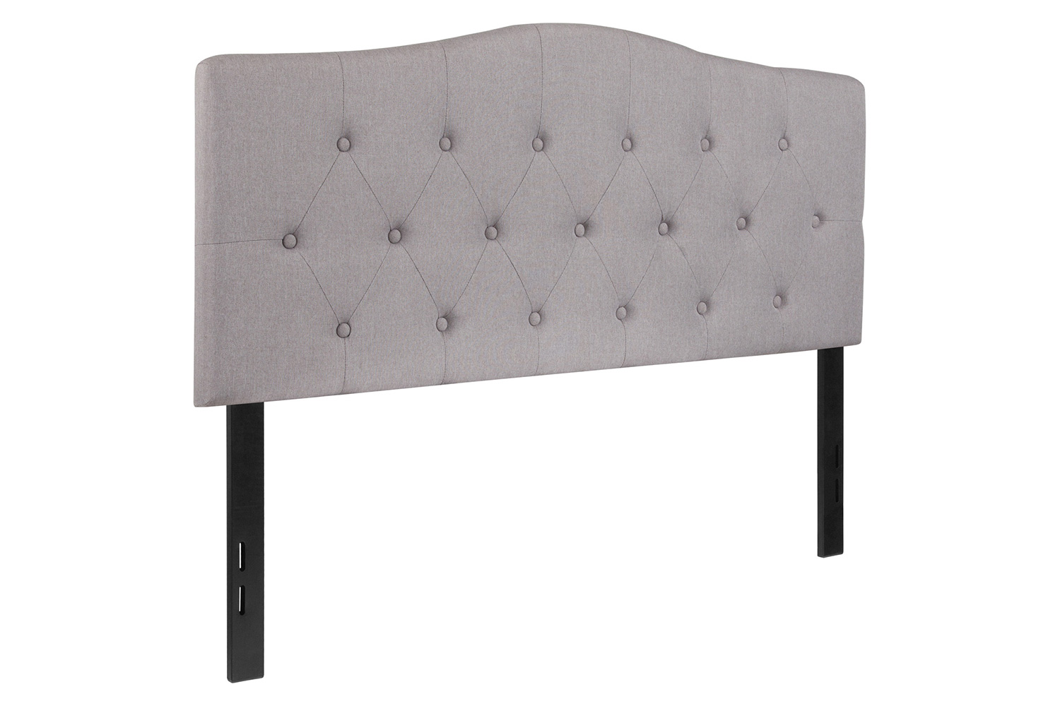 BLNK Cambridge Fabric Tufted Upholstered Headboard - Light Gray, Full Size