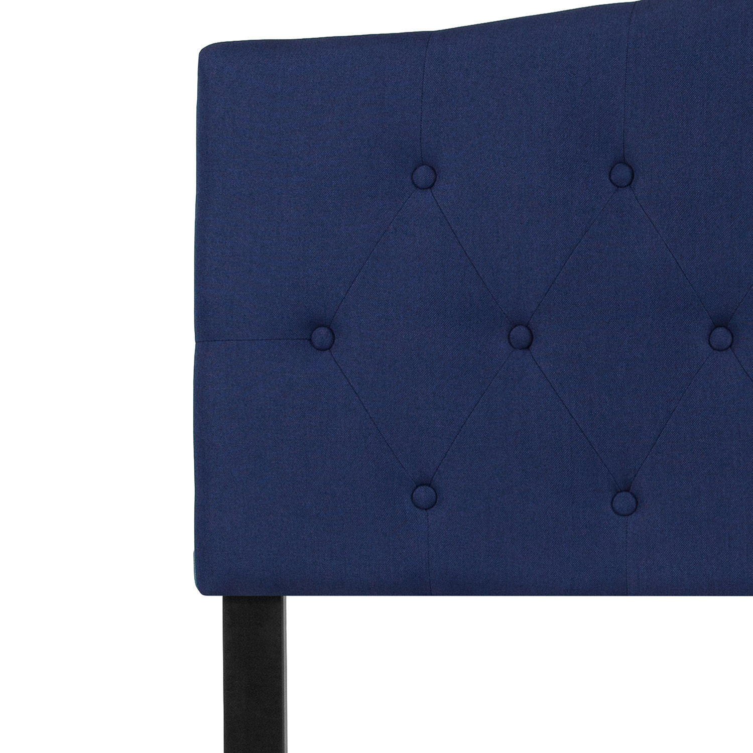 BLNK Cambridge Fabric Tufted Upholstered Headboard - Navy, Full Size