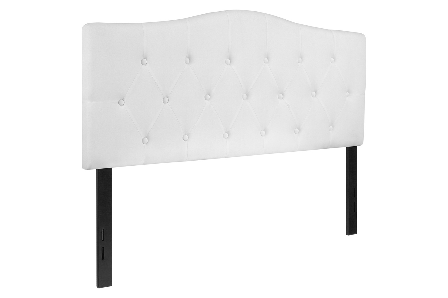 BLNK Cambridge Fabric Tufted Upholstered Headboard - White, Full Size