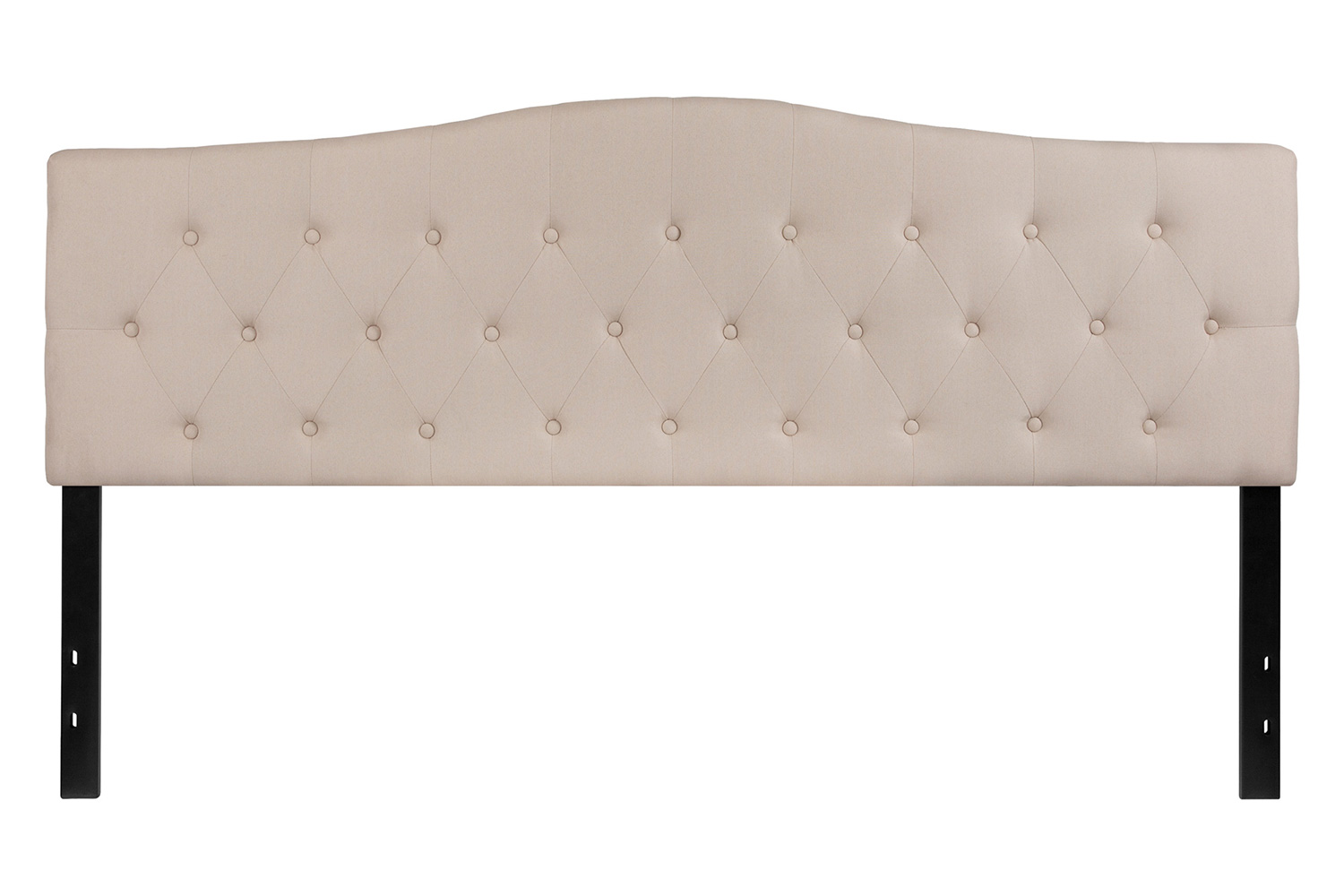 BLNK Cambridge Fabric Tufted Upholstered Headboard - Beige, King Size