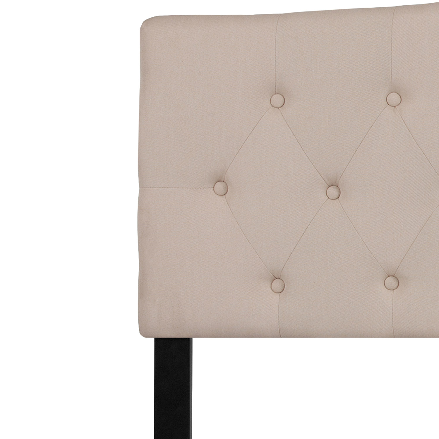 BLNK Cambridge Fabric Tufted Upholstered Headboard - Beige, King Size