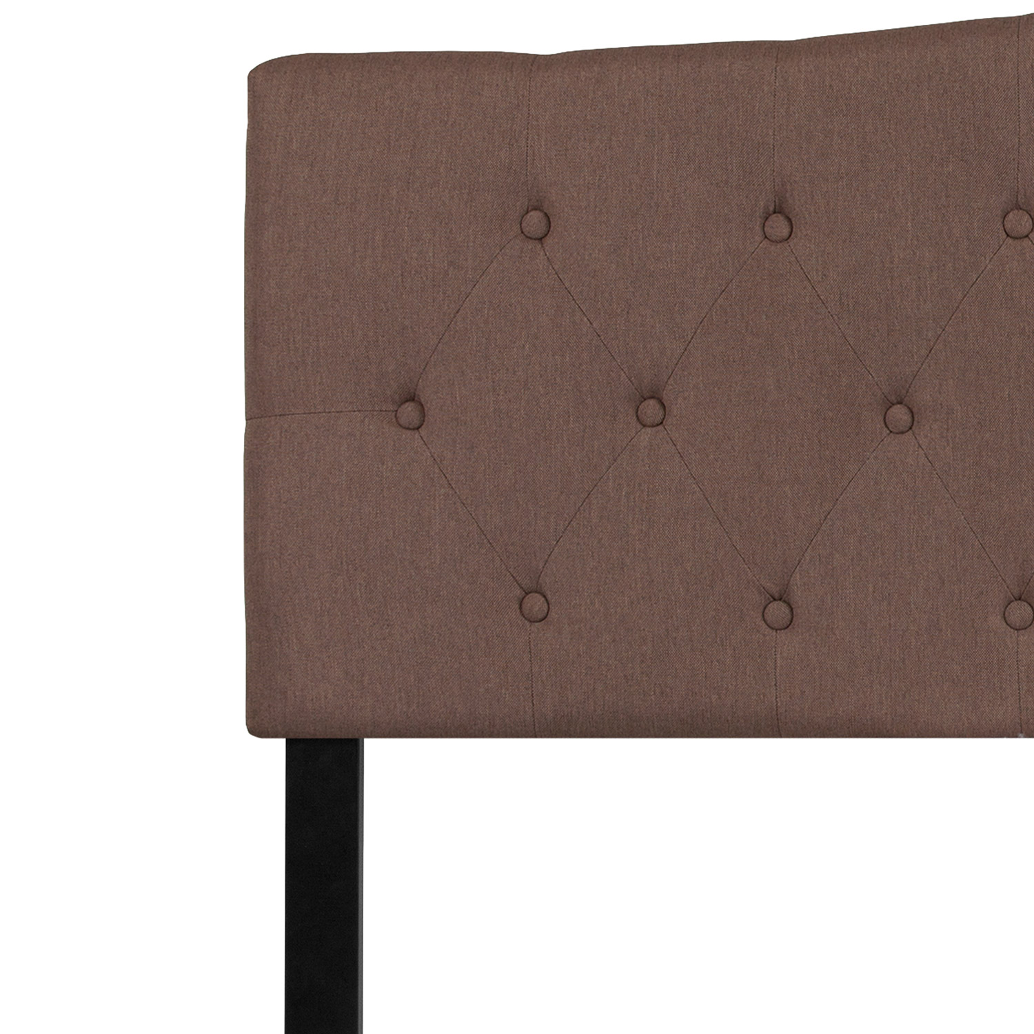 BLNK Cambridge Fabric Tufted Upholstered Headboard - Camel, King Size