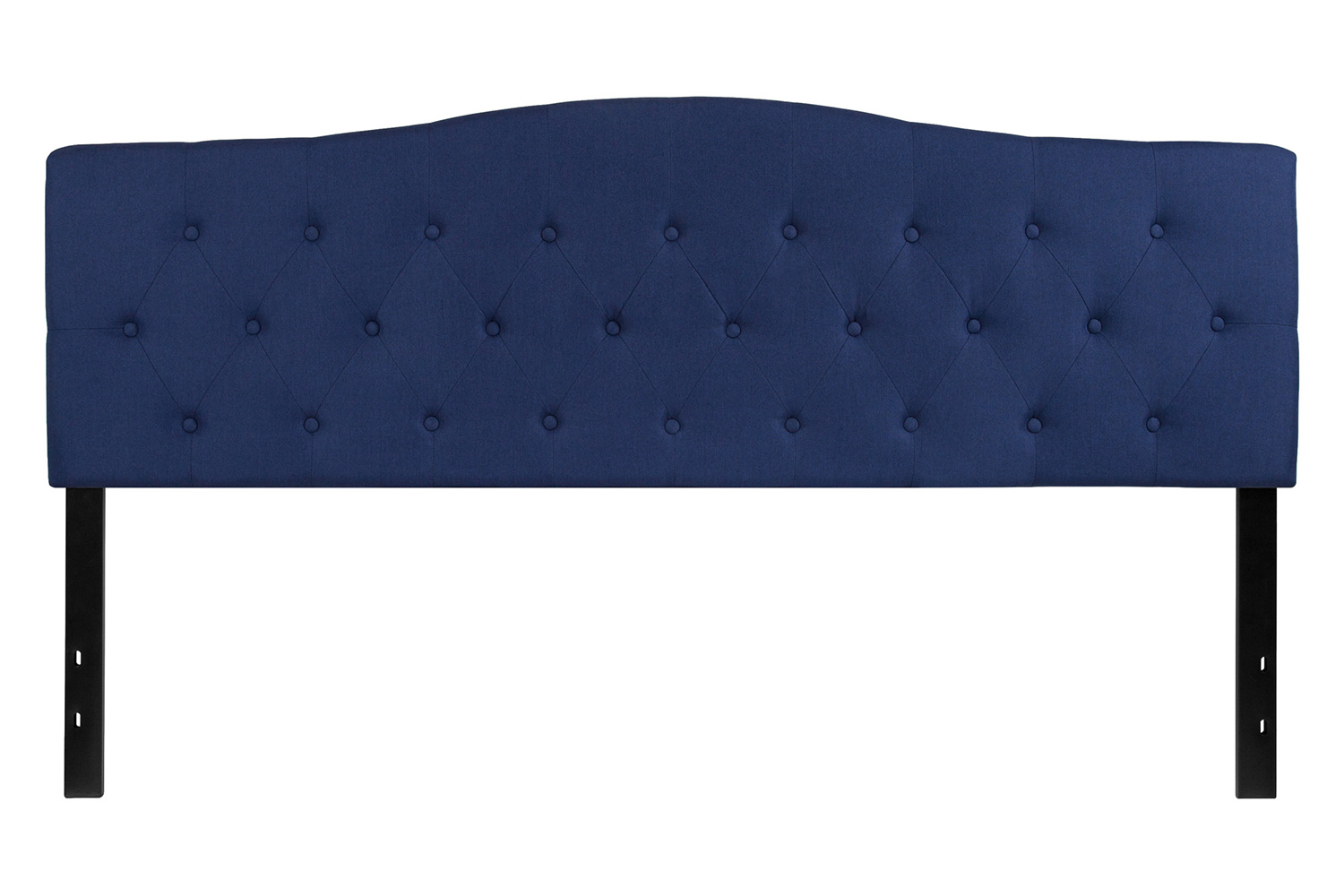 BLNK Cambridge Fabric Tufted Upholstered Headboard - Navy, King Size