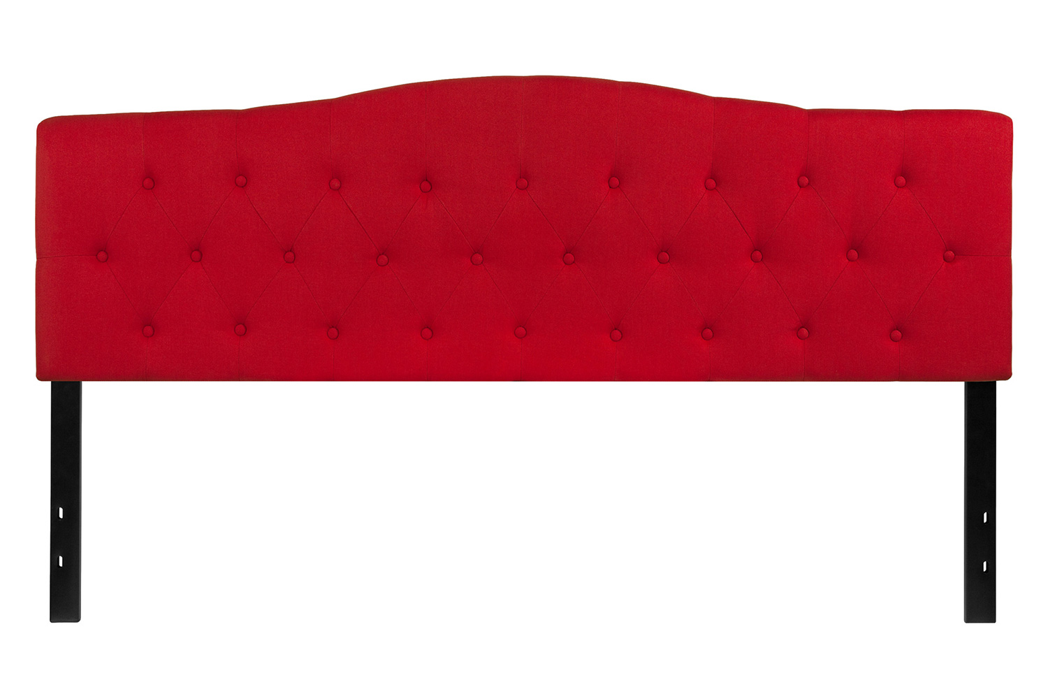 BLNK Cambridge Fabric Tufted Upholstered Headboard - Red, King Size