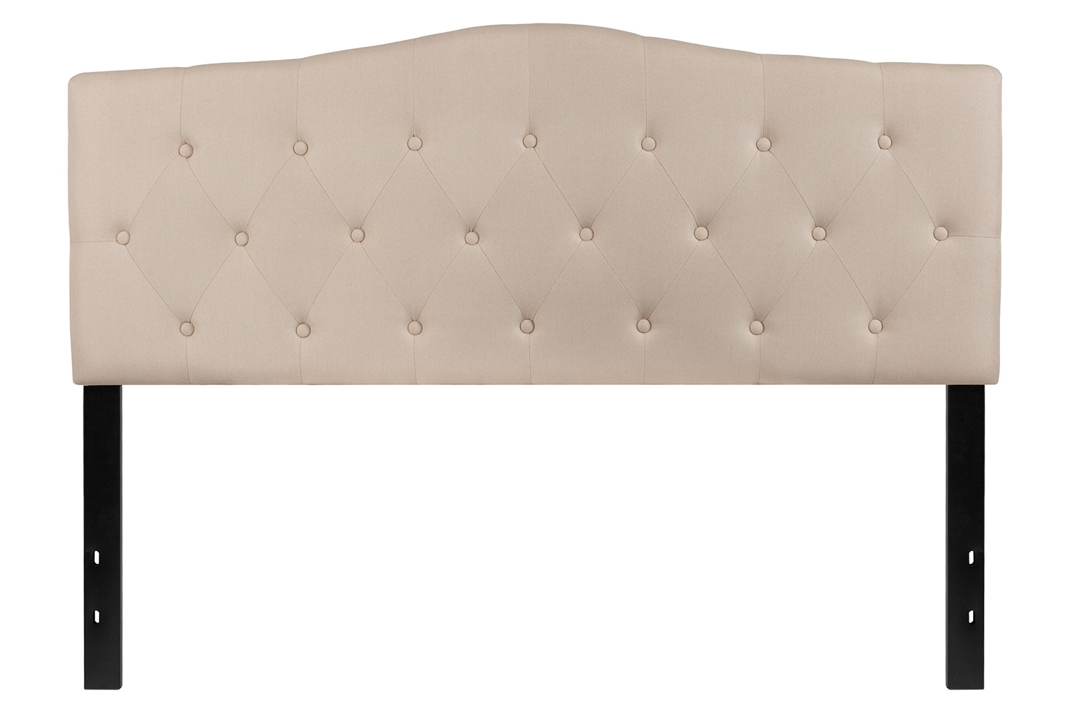 BLNK Cambridge Fabric Tufted Upholstered Headboard - Beige, Queen Size