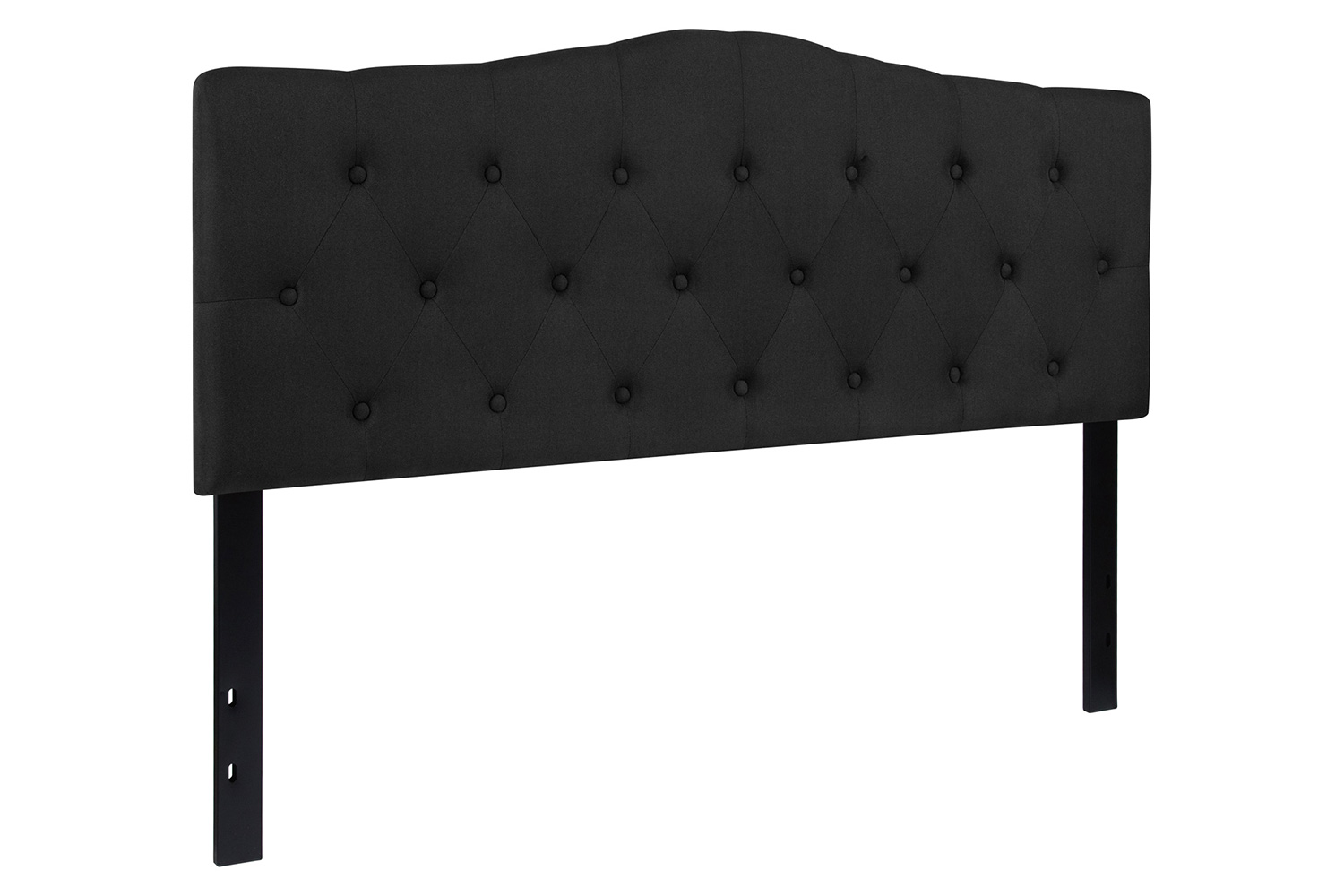 BLNK Cambridge Fabric Tufted Upholstered Headboard - Black, Queen Size