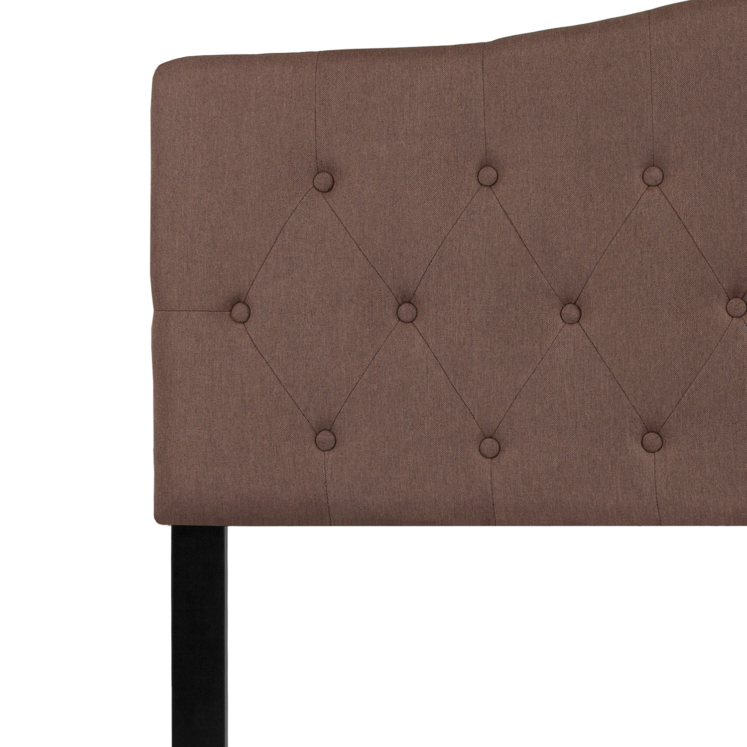 BLNK Cambridge Fabric Tufted Upholstered Headboard - Camel, Queen Size