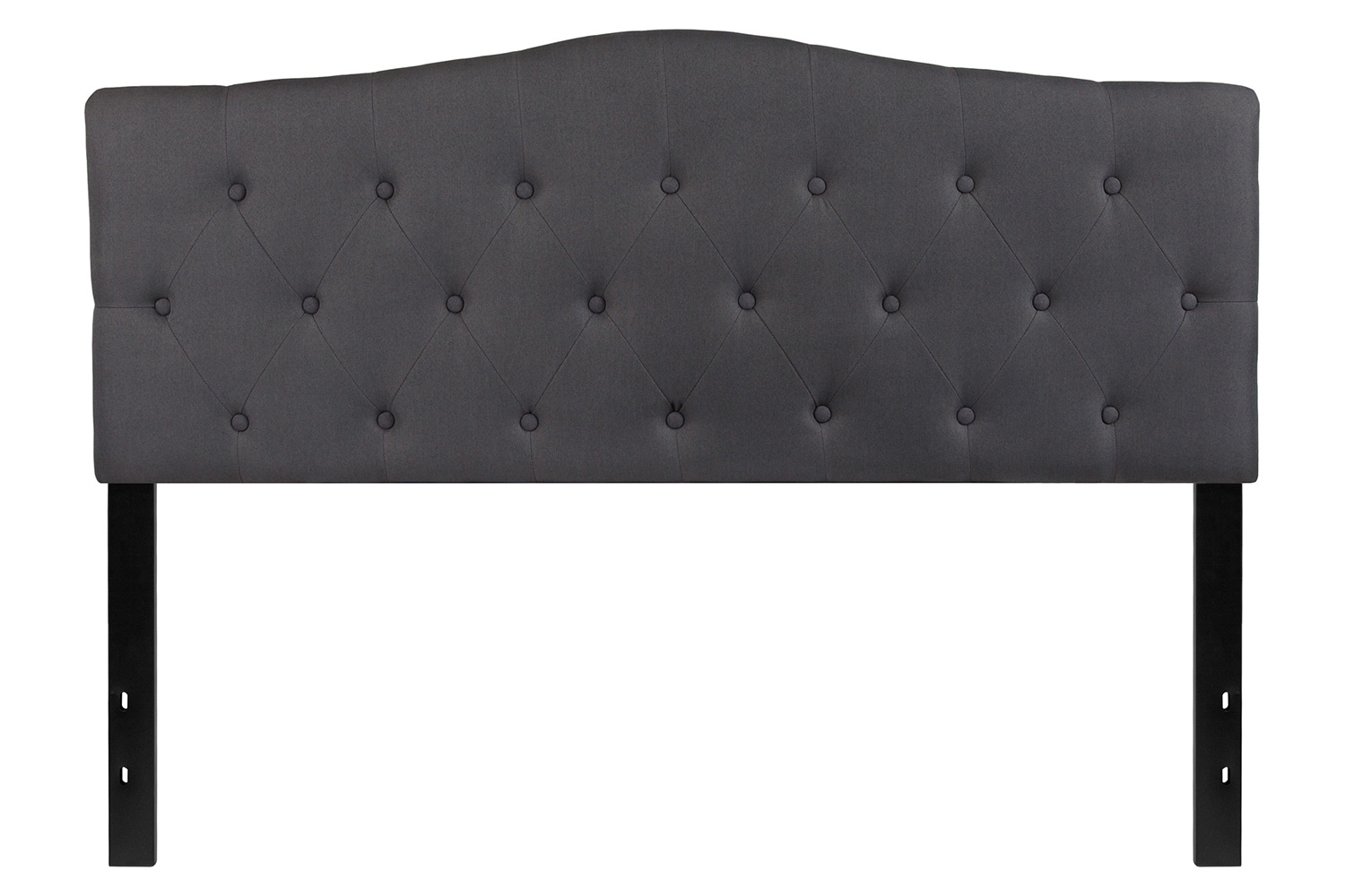 BLNK Cambridge Fabric Tufted Upholstered Headboard - Dark Gray, Queen Size