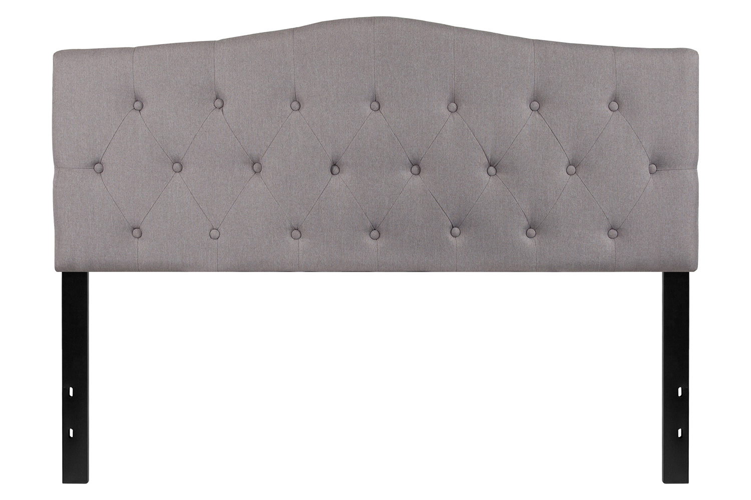 BLNK Cambridge Fabric Tufted Upholstered Headboard - Light Gray, Queen Size