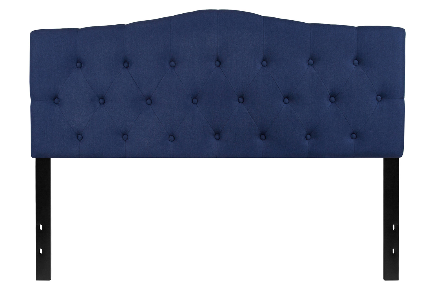 BLNK Cambridge Fabric Tufted Upholstered Headboard - Navy, Queen Size