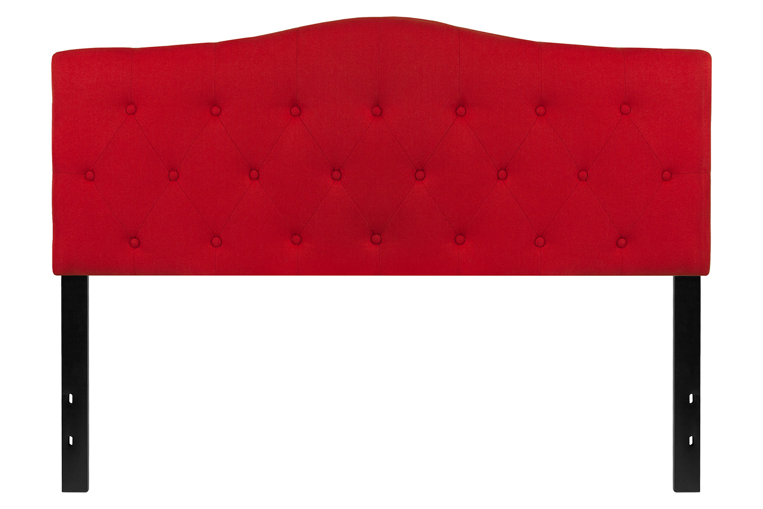 BLNK Cambridge Fabric Tufted Upholstered Headboard - Red, Queen Size