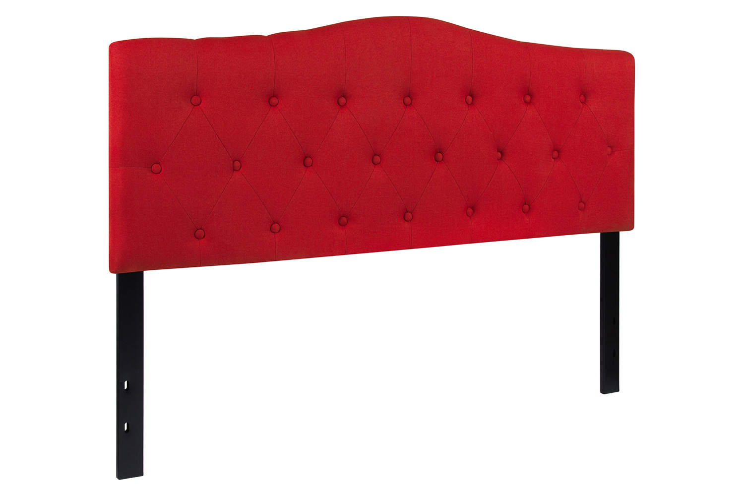 BLNK Cambridge Fabric Tufted Upholstered Headboard - Red, Queen Size