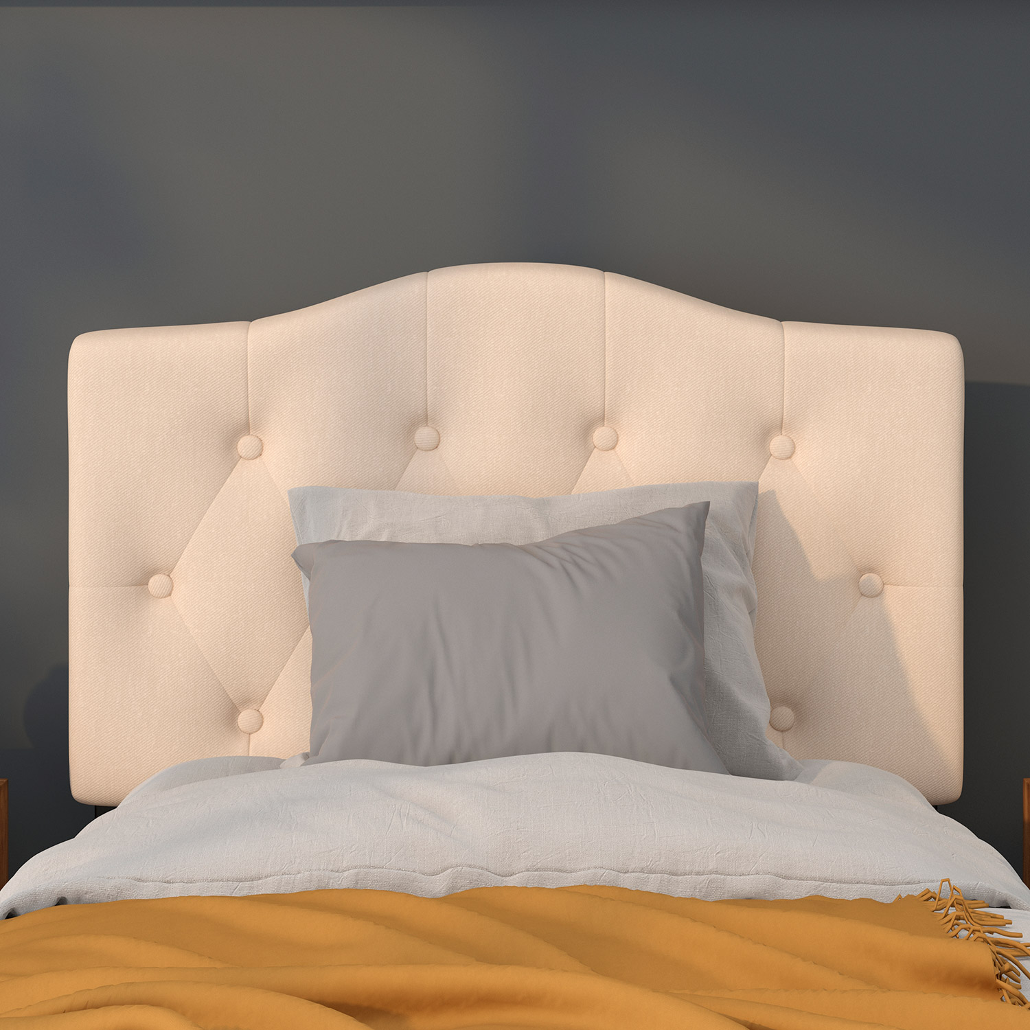 BLNK Cambridge Fabric Tufted Upholstered Headboard