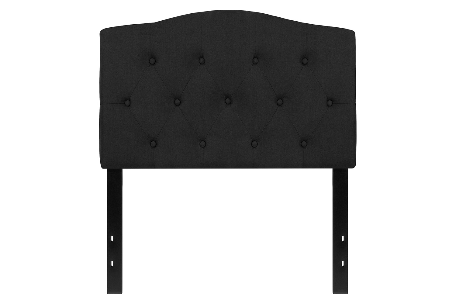 BLNK Cambridge Fabric Tufted Upholstered Headboard - Black, Twin Size