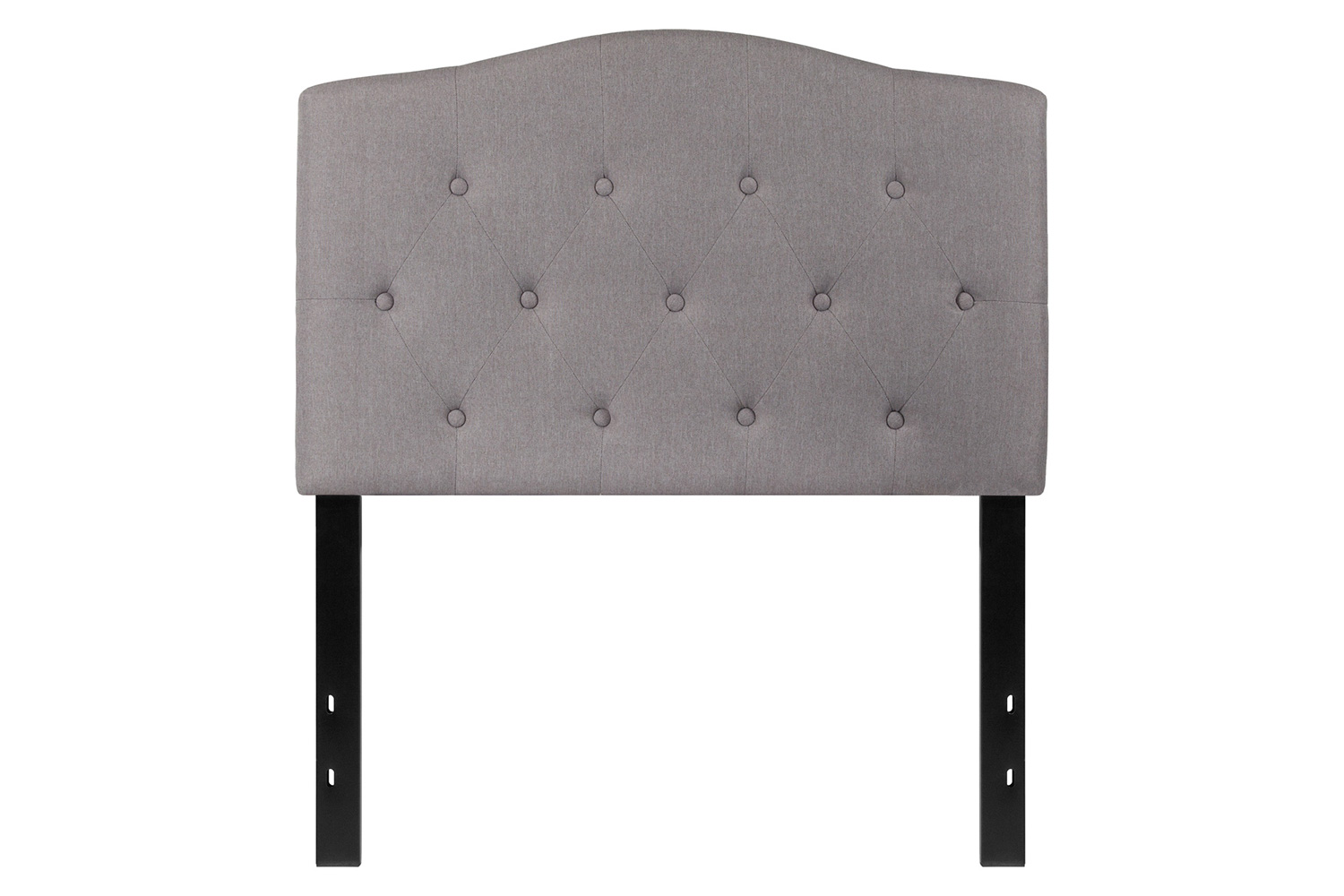 BLNK Cambridge Fabric Tufted Upholstered Headboard - Light Gray, Twin Size