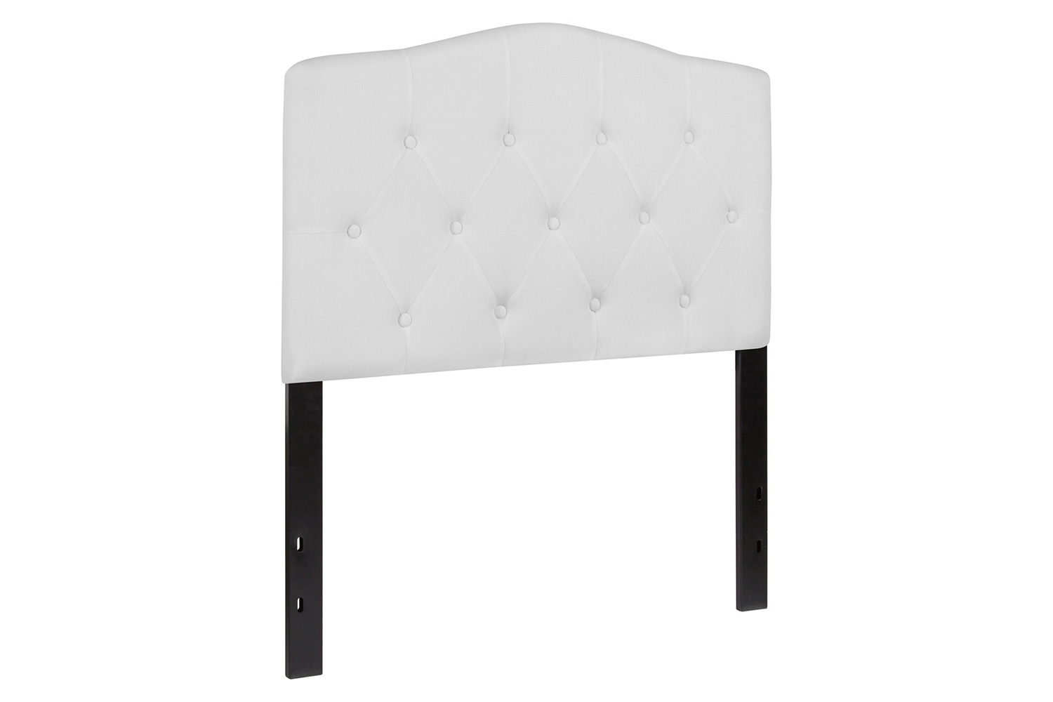 BLNK Cambridge Fabric Tufted Upholstered Headboard - White, Twin Size