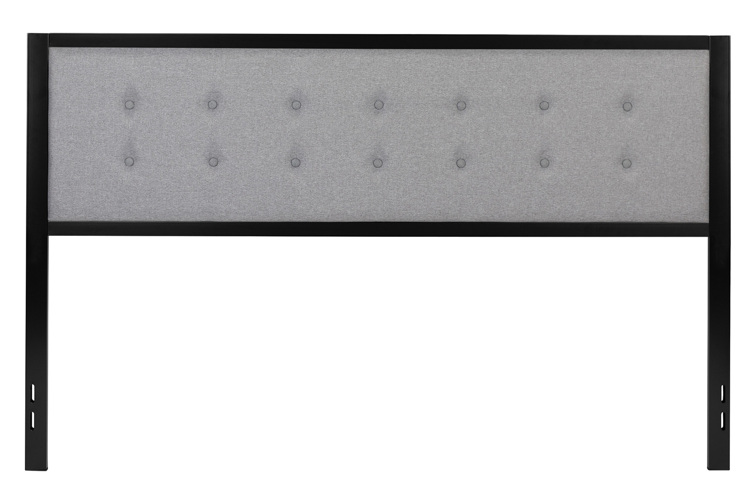 BLNK Bristol Fabric Tufted Upholstered Headboard - Light Gray, King Size