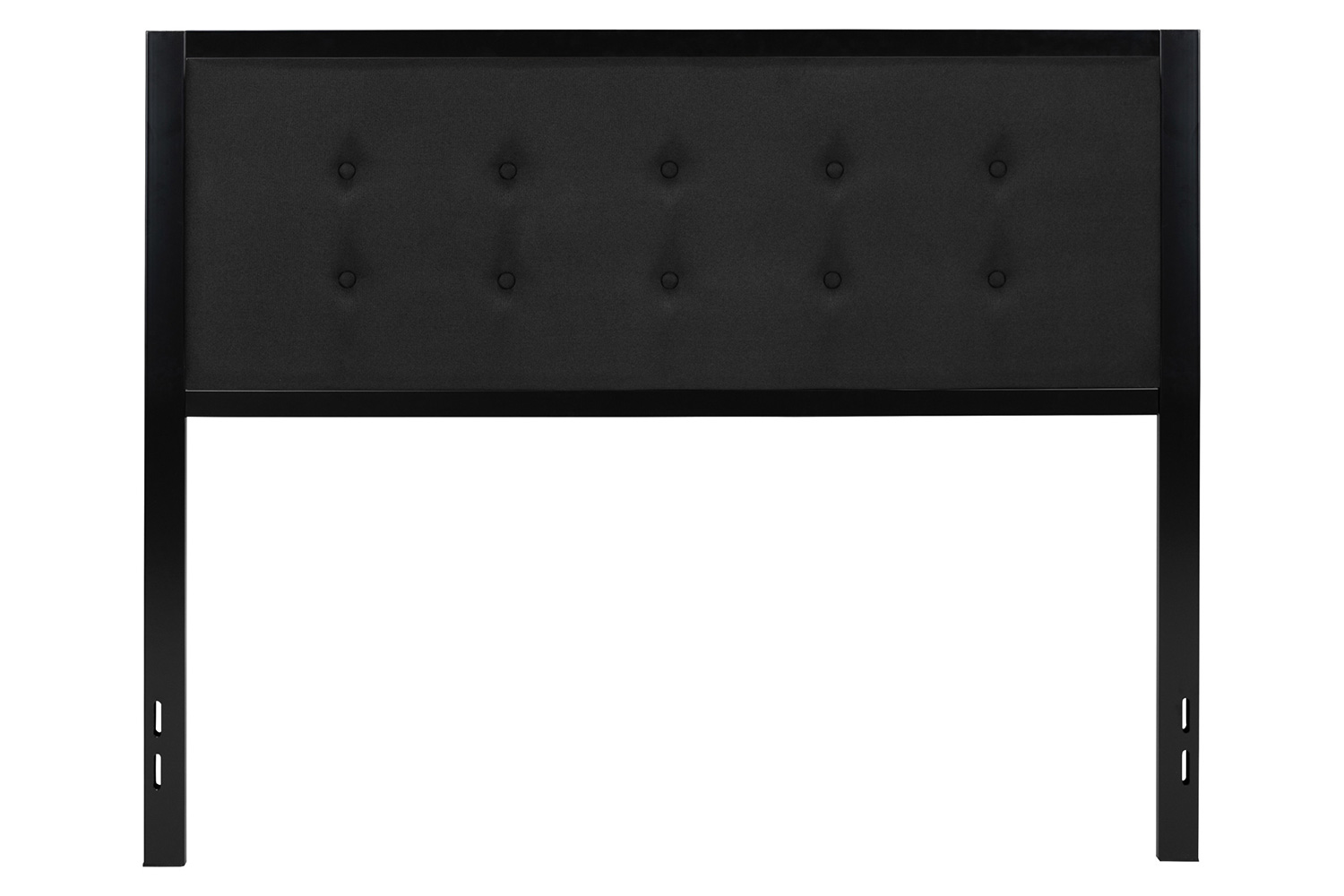 BLNK Bristol Fabric Tufted Upholstered Headboard - Black, Queen Size