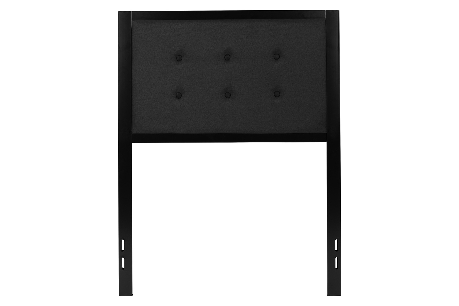 BLNK Bristol Fabric Tufted Upholstered Headboard - Black, Twin Size