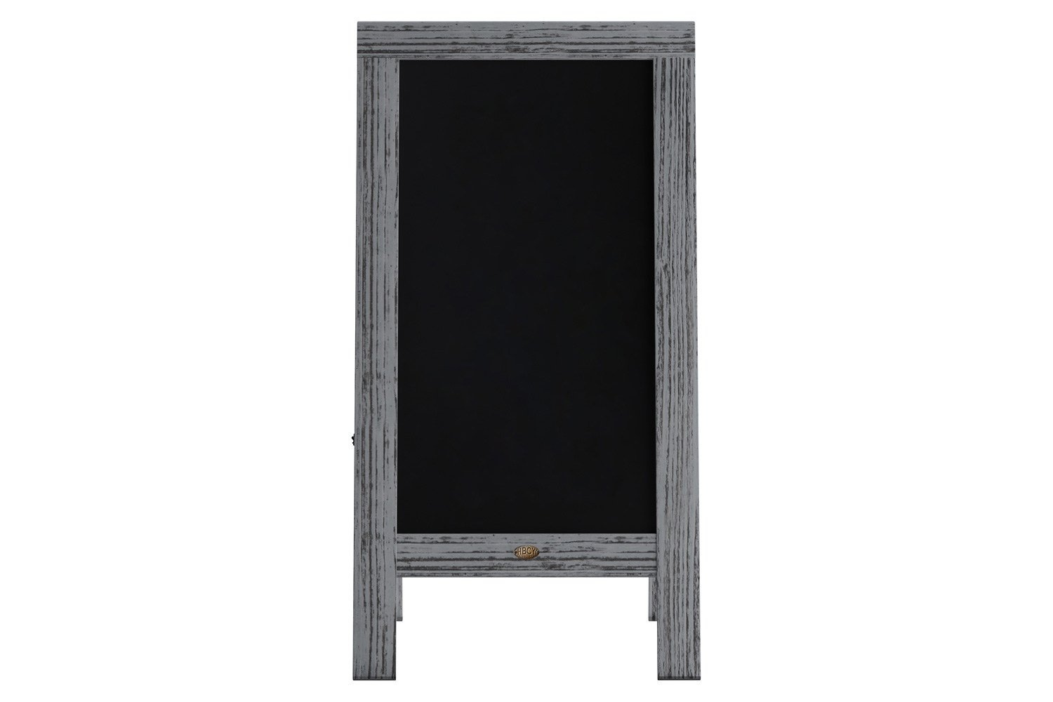 BLNK Canterbury Vintage Wooden A-Frame Magnetic Indoor-Outdoor Chalkboard Sign - Graywash