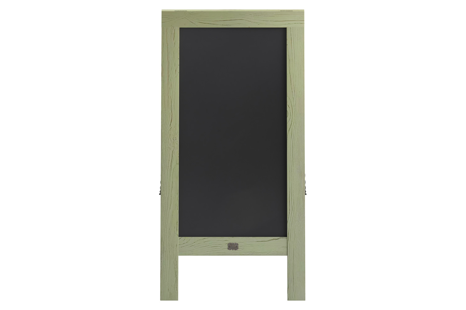 BLNK Canterbury Vintage Wooden A-Frame Magnetic Indoor-Outdoor Chalkboard Sign - Green