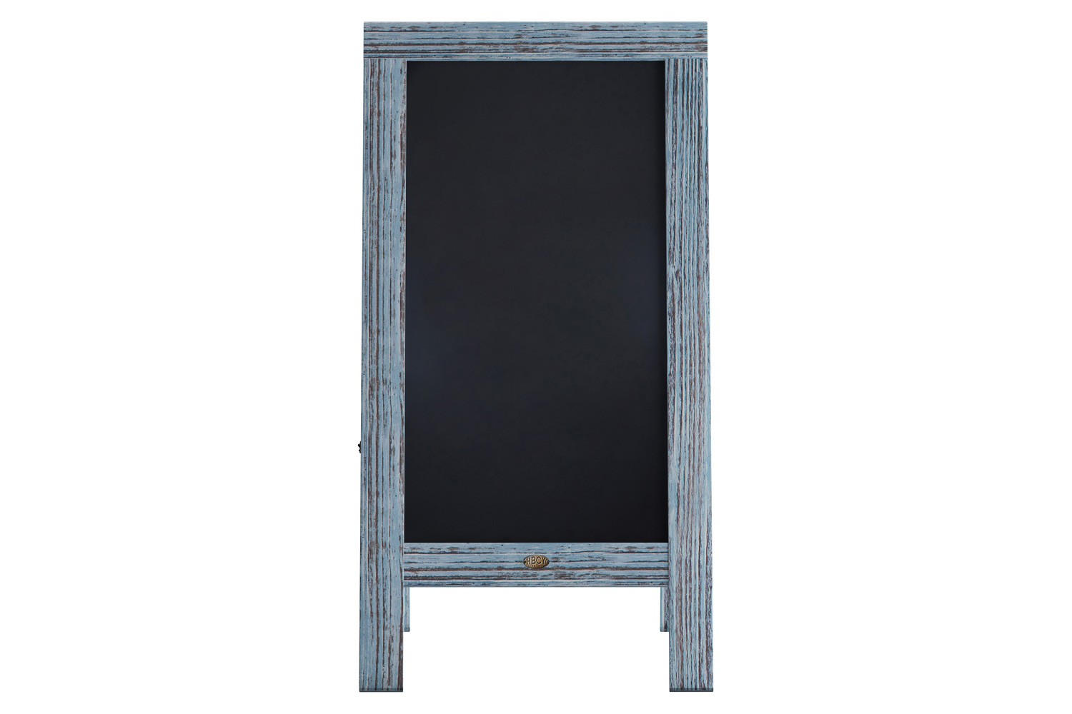 BLNK Canterbury Vintage Wooden A-Frame Magnetic Indoor-Outdoor Chalkboard Sign - Vintage Blue