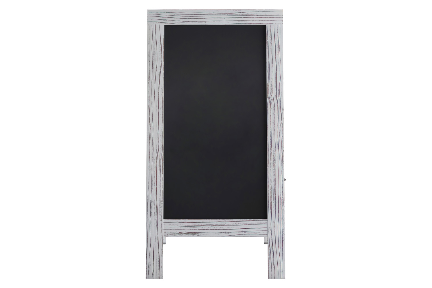 BLNK Canterbury Vintage Wooden A-Frame Magnetic Indoor-Outdoor Chalkboard Sign - Whitewashed