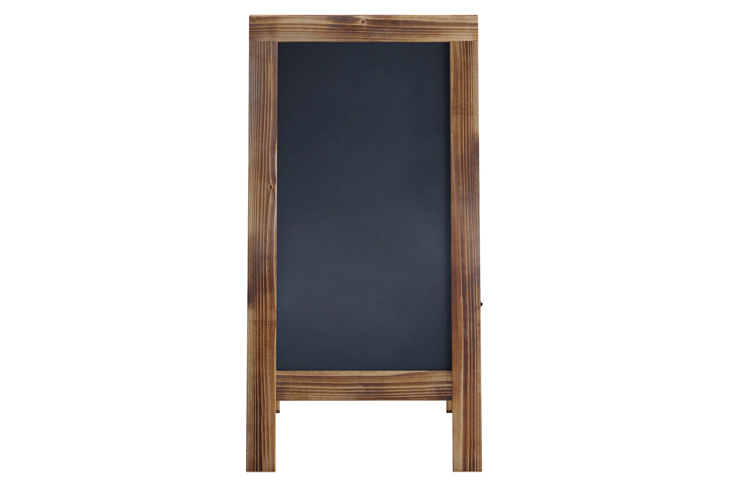 BLNK Canterbury Vintage Wooden A-Frame Magnetic Indoor-Outdoor Chalkboard Sign - Rustic Brown