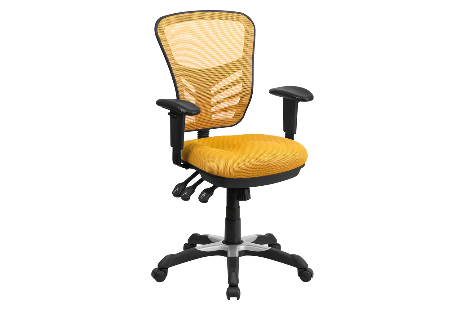 BLNK Nicholas Mid-Back Mesh Multifunction Executive Swivel Ergonomic Office Chair with Adjustable Arms