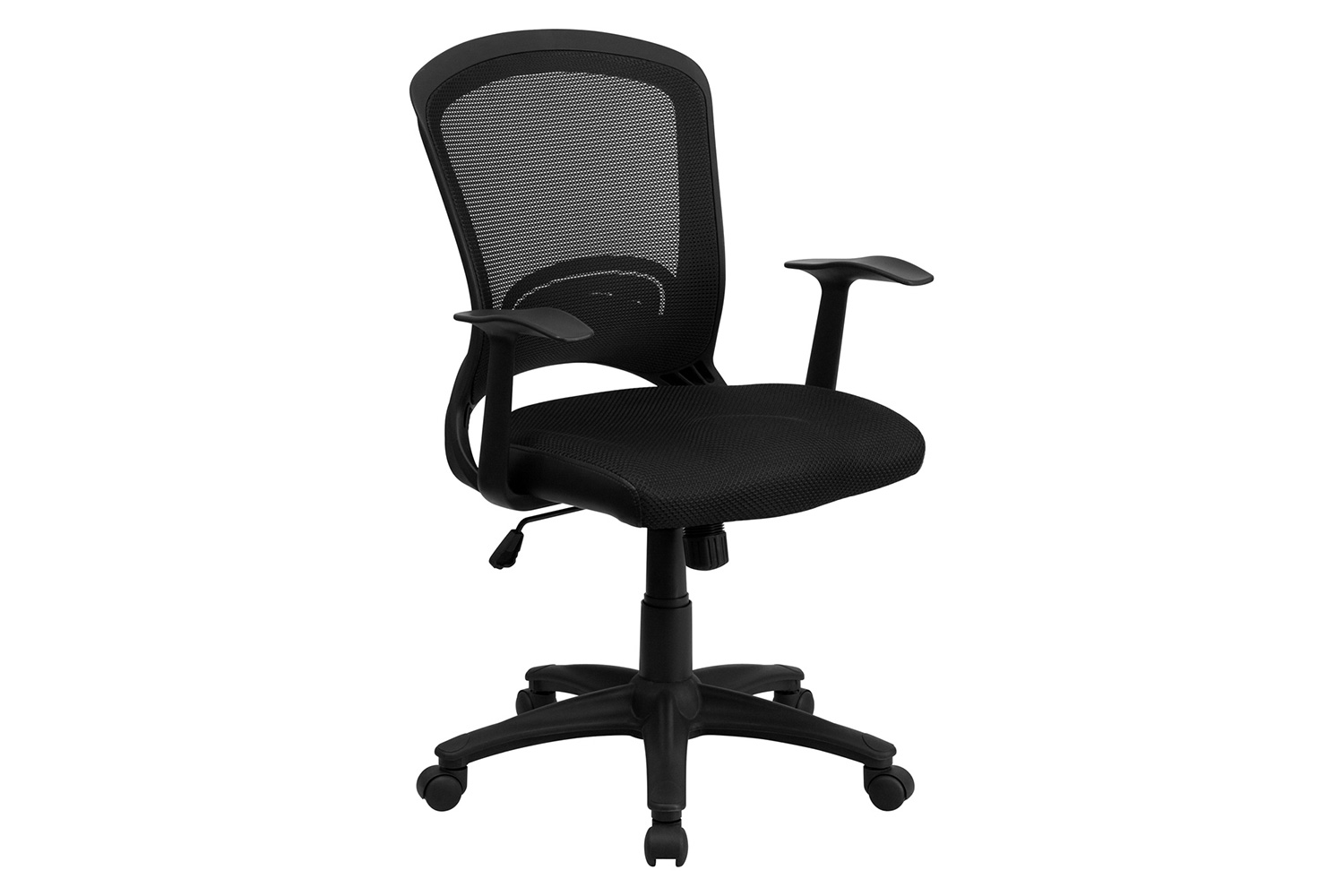 BLNK - Manny Mid-Back Designer Mesh Swivel Task Office Chair with Arms