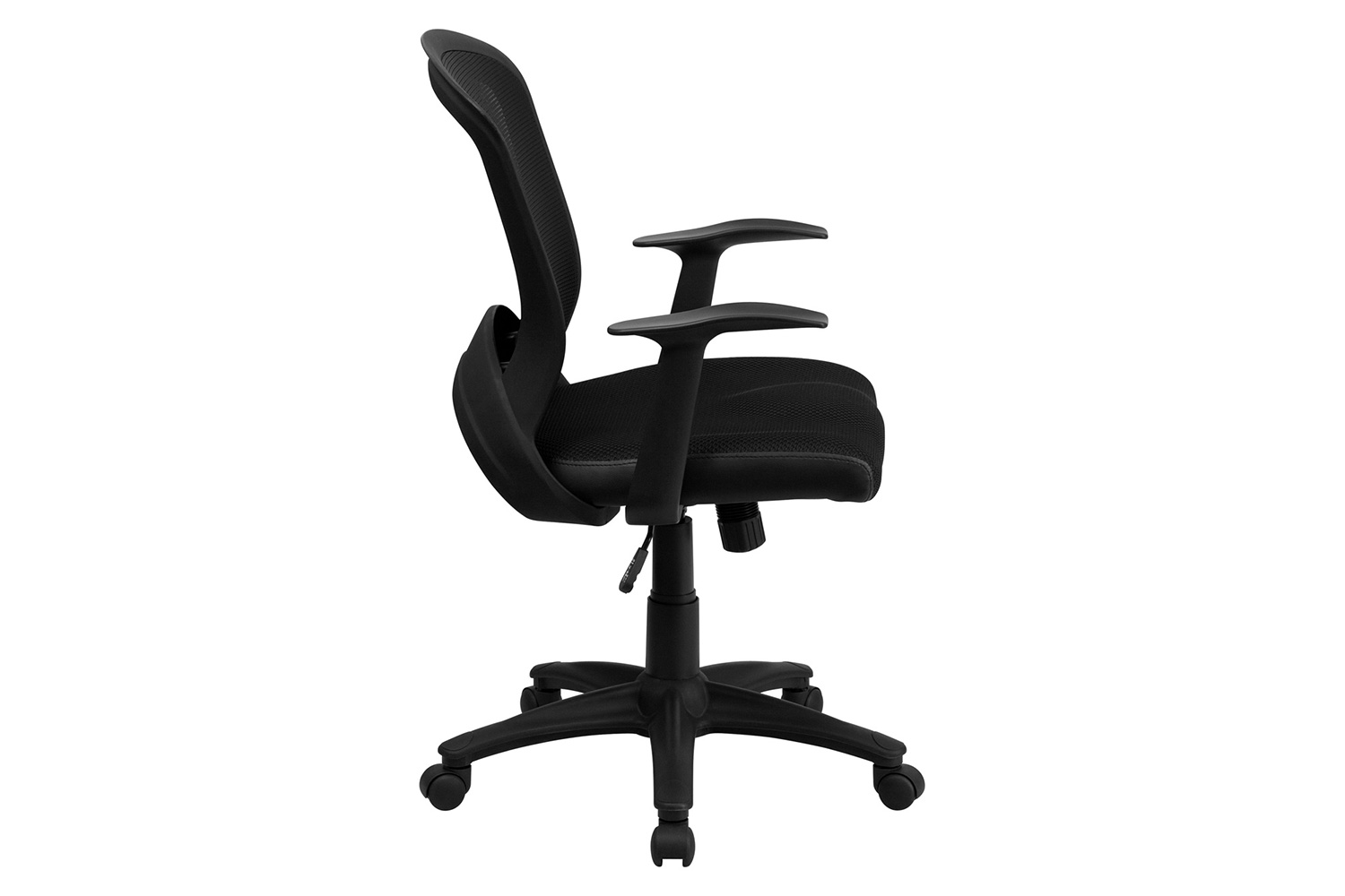 BLNK - Manny Mid-Back Designer Mesh Swivel Task Office Chair with Arms