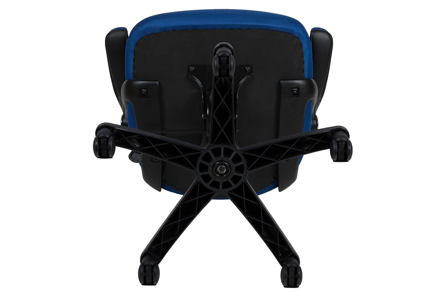 BLNK Porter High Back Blue Mesh Ergonomic Swivel Office Chair with Black Frame and Flip-up Arms