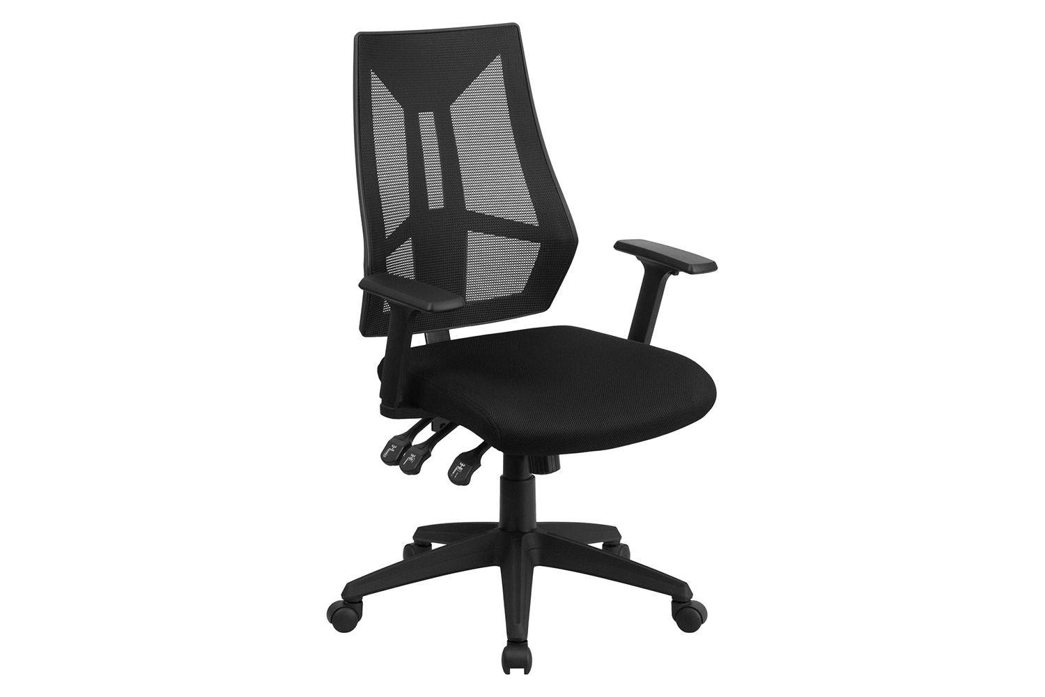 BLNK - Ivan High-Back Mesh Multifunction Swivel Ergonomic Task Office Chair with Adjustable Arms